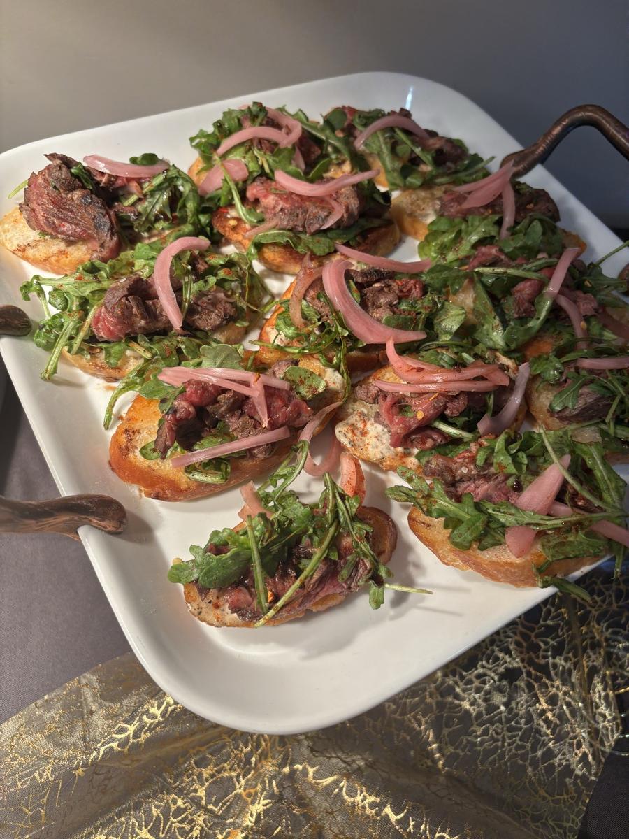 Filet Crostini — Private Party Catering in Fort Wayne