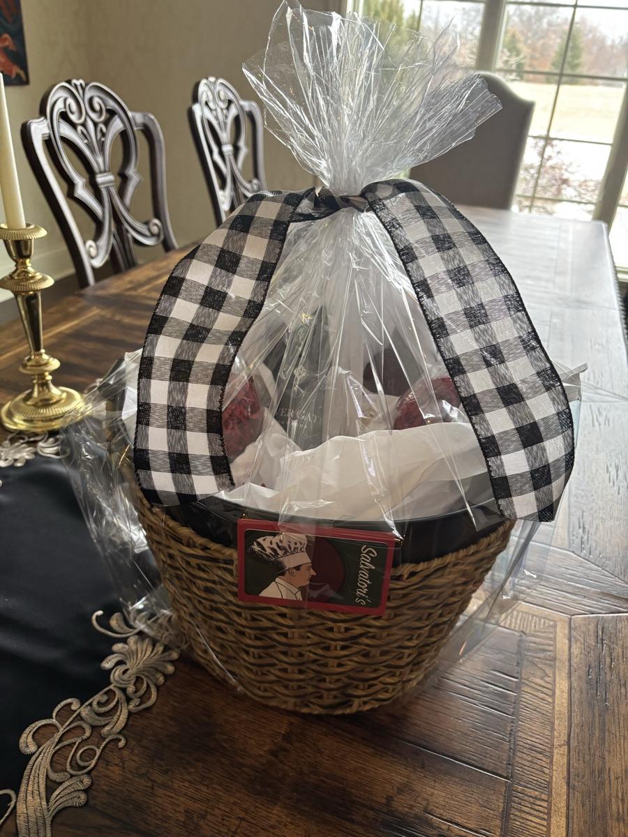 Wrapped Gift Basket