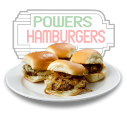 Powers Hamburgers catering dish